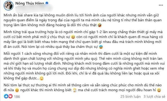 Hoa hậu Vbiz lấy chồng phó giám đốc lên tiếng khi bị trách móc điều này  (5).jpg 0 nông thuý hằng, sao việt, hoa hậu nông thuý hằng