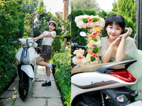 Hot girl GenZ Ceri, Yamaha Janus