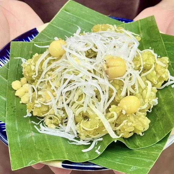 xôi cốm 2 Xôi cốm, địa điểm ăn xôi cốm, xôi cốm ở đâu