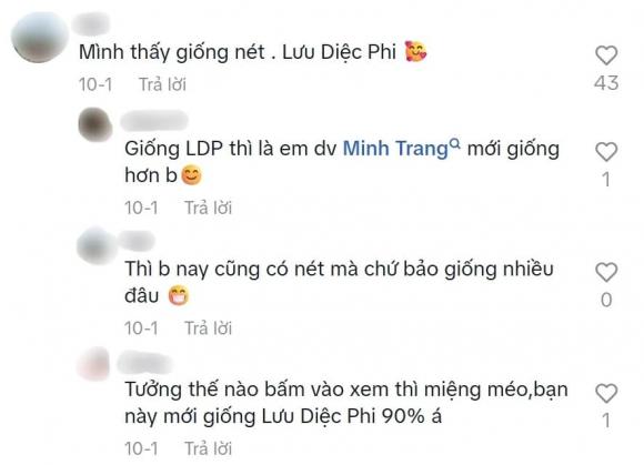 diễn viên Bích Ngọc, Lưu Diệc Phi, Lý Thấm, sao Việt