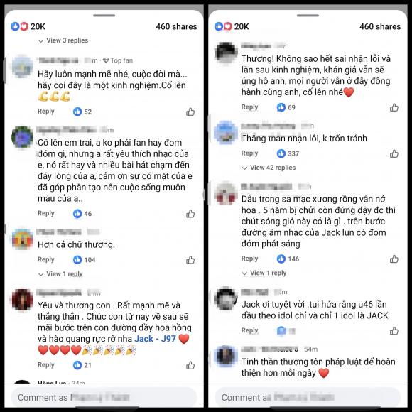 ca sĩ Jack, sao Việt