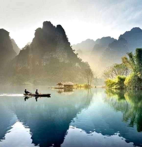 hồ nước ngọt lớn nhất Việt Nam, hồ nước ngọt đẹp nhất thế giới, hồ nước ngọt 200 triệu năm tuổi, Hồ Ba Bể