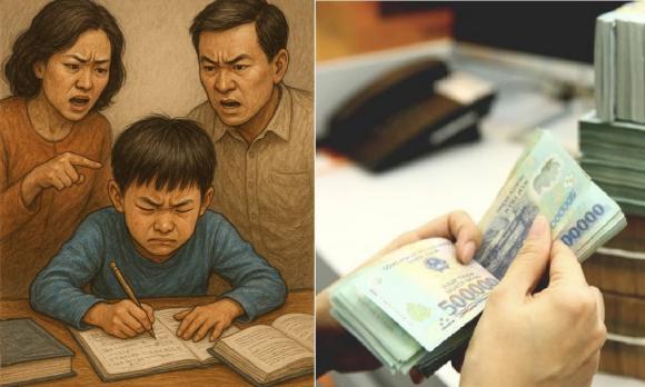 cưỡng ép con học tập quá sức, bạo lực gia đình, kiến thức