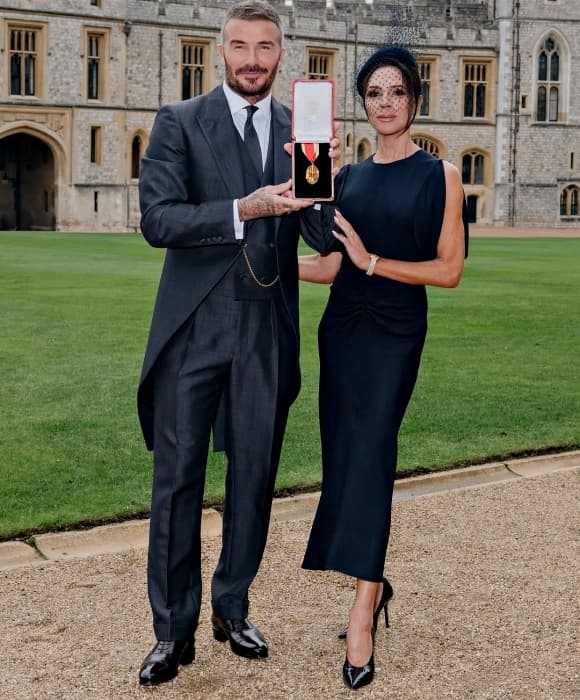 David Beckham, Vua Charles III, phong tước hiệp sĩ, Victoria Beckham, Lady Beckham