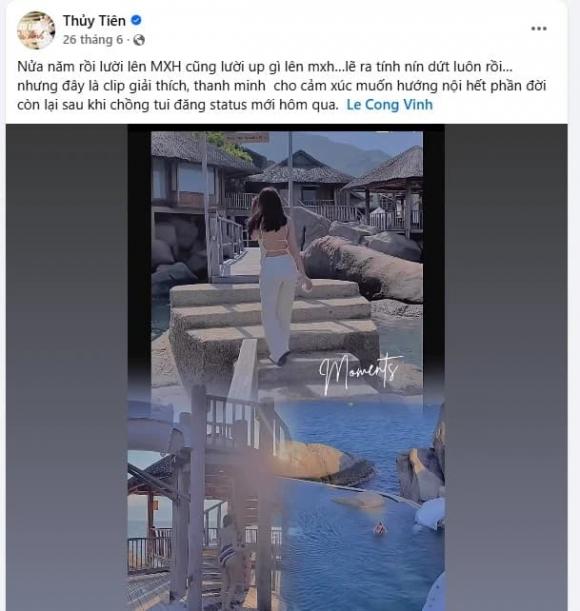 Vợ chồng Thủy Tiên Công Vinh, sao việt