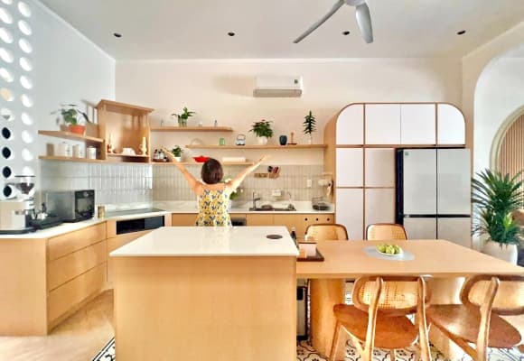 02-bep-kin-bep-mo-1.jpg 1 chung cư, bếp mở, bếp kín, phòng khách