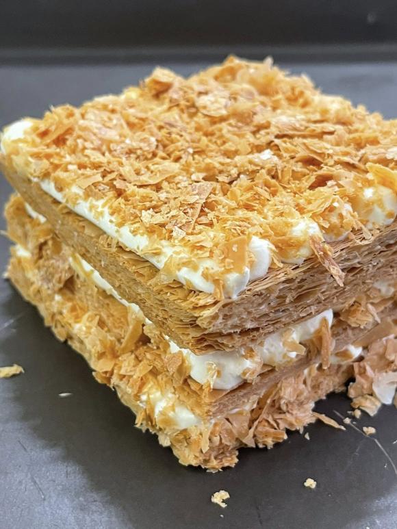 Bánh Napoleon 2 bánh Napoleon, bánh ngon, món ngon