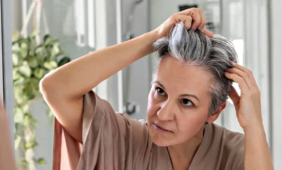 tóc bạc, ung thư, lão hóa, ung thư da