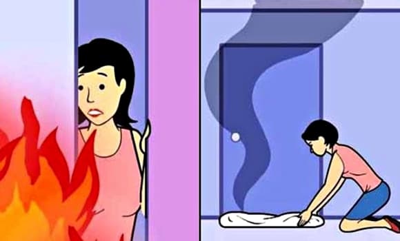 thoát thân, hỏa hoạn, cách thoát hiểm, phòng chống cháy nổ, kỹ năng thoát khỏi đám cháy