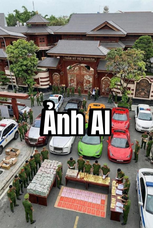 Bức ảnh thu hồi tài sản khổng lồ trong biệt phủ của Mailisa