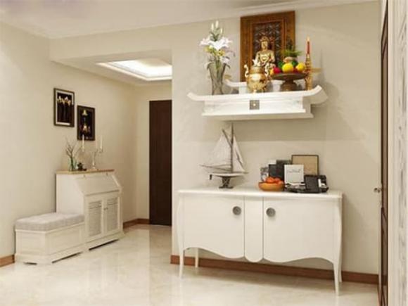 Đồ vật không đặt dưới chân bàn thờ, phong thủy