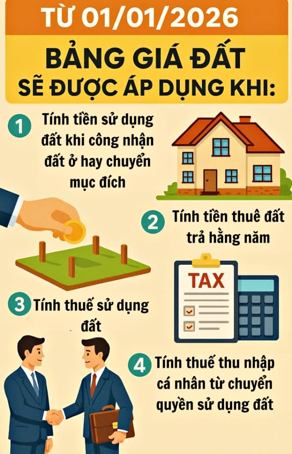 sổ đỏ, bảng giá đất mới, luật đất đai