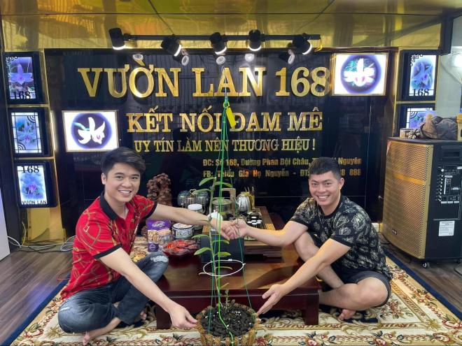 Thiếu gia họ Nguyễn, Nguyễn Tuấn Anh, Chăm sóc hoa lan
