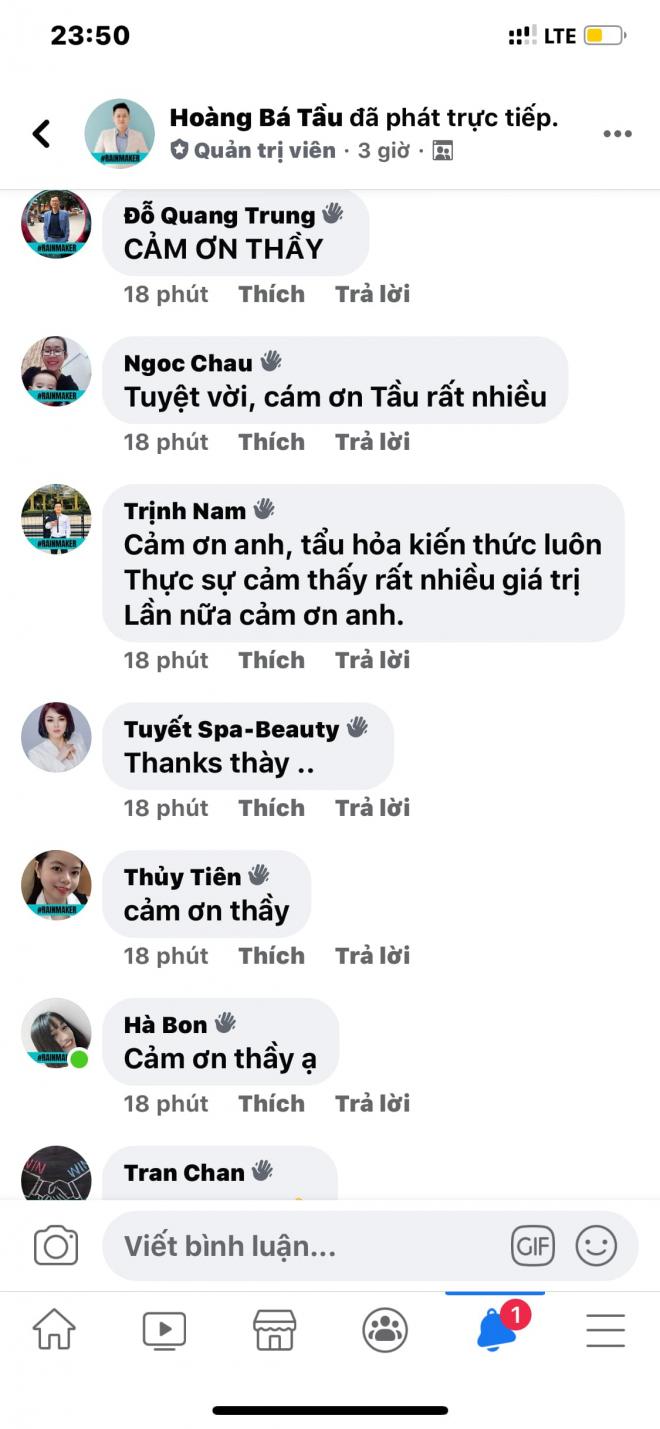 CEO Hoàng Bá Tầu, Chuyên gia Marketing