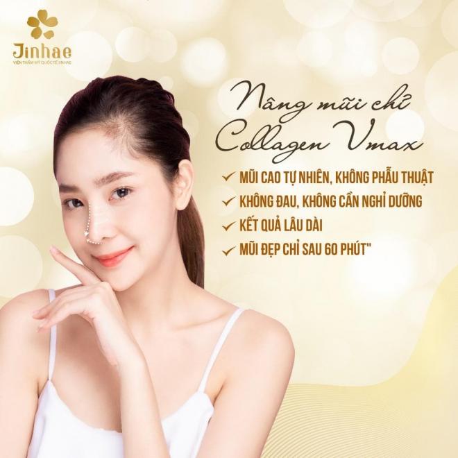 nâng mũi bằng chỉ, nâng mũi không cần phẫu thuật, Viện thẩm mỹ quốc tế Jinhae