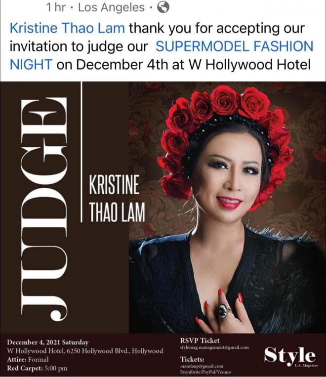 CEO Kristine Thảo Lâm, Super Model