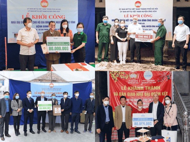 Chủ tịch Thingo Group, Nguyễn Thị Thu Trang, xây nhà tình thương cho người có công