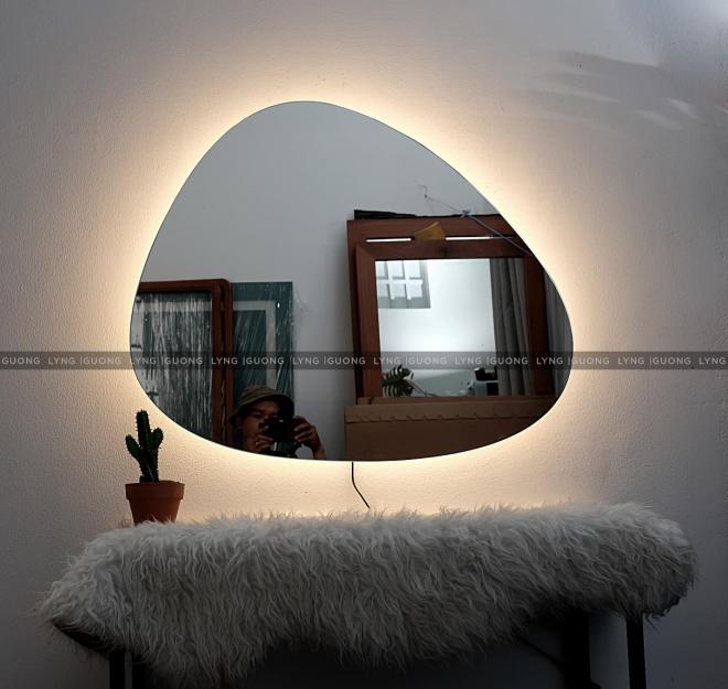 gương đèn LED, nội thất, nhà đẹp