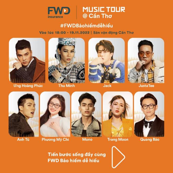FWD Music Tour 2022, FWD Music Tour Cần Thơ