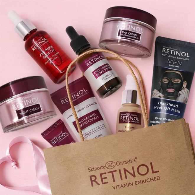 Retinol, Mỹ phẩm hoa kỳ, chăm sóc da lão hóa