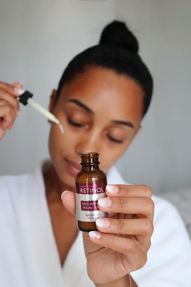 Retinol, Mỹ phẩm hoa kỳ, chăm sóc da lão hóa