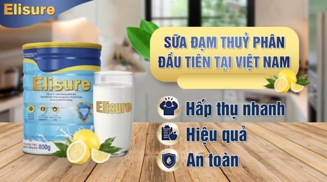 Sữa tiểu đường, Elisure, sức khỏe, Đạm thủy phân