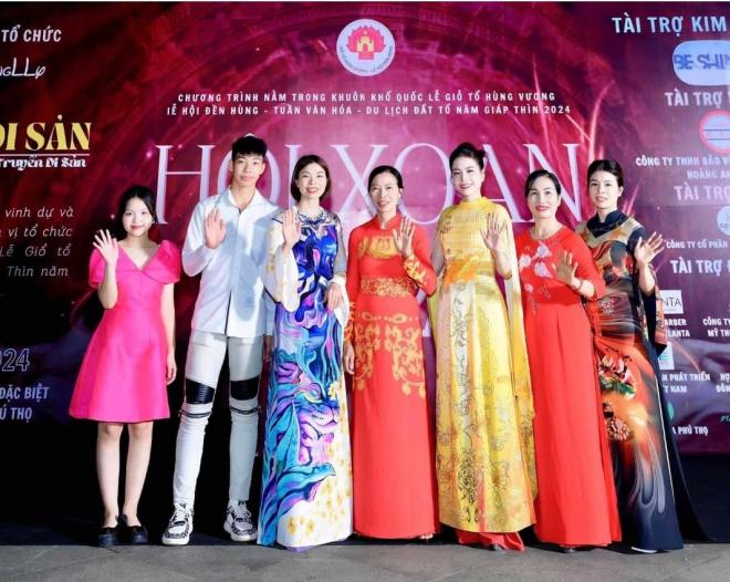 NTK Thoa Trần, Đền Hùng, Nghệ thuật Hội Xoan 2024