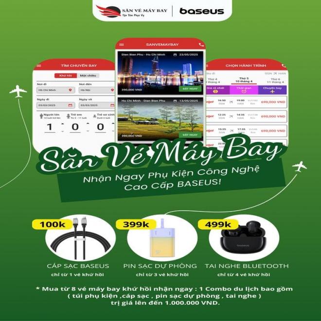 Săn Vé Máy Bay, Baseus Việt Nam